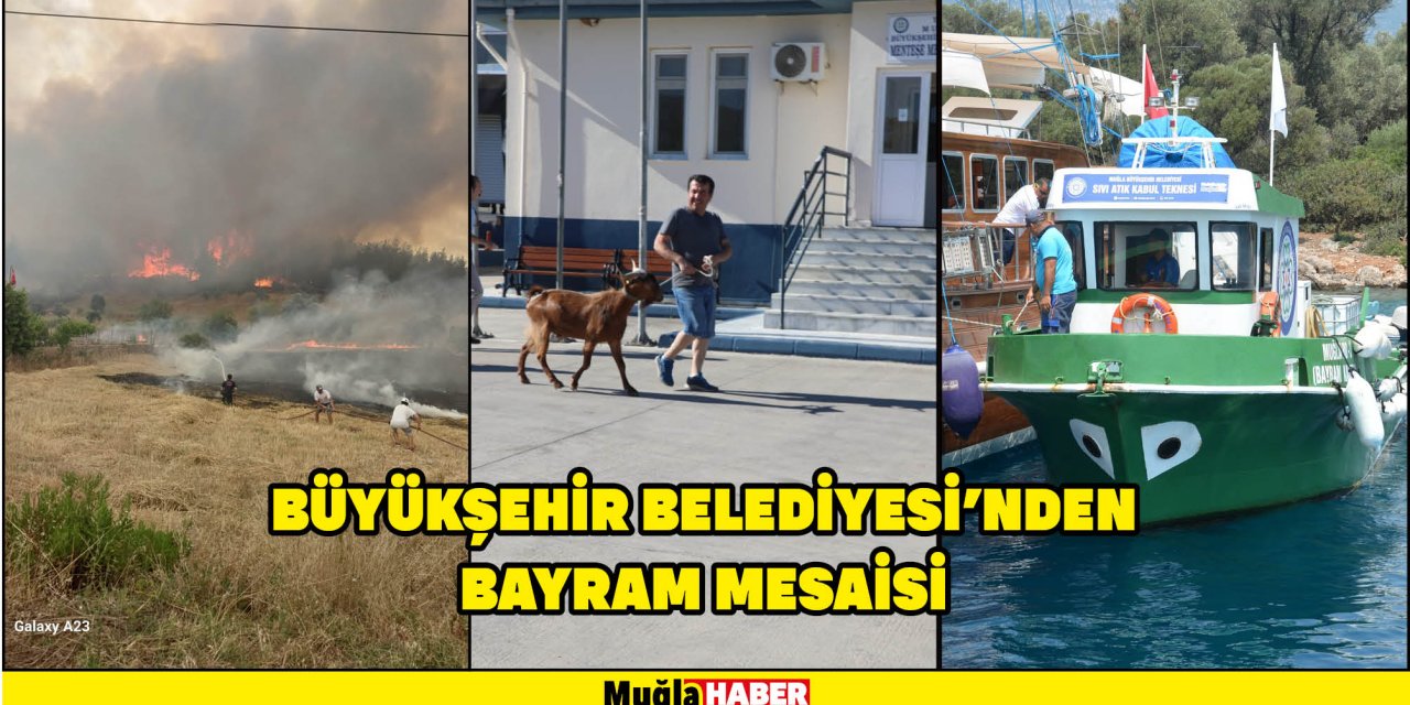 Büyükşehir Belediyesi’nden Bayram Mesaisi