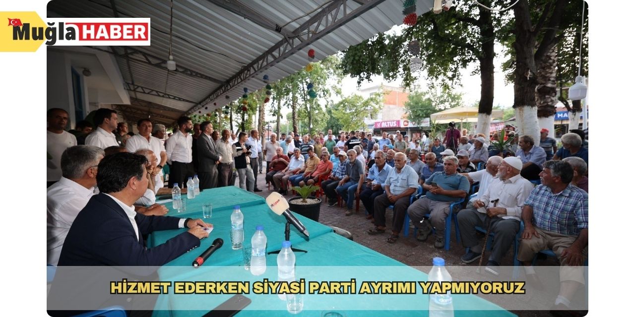 Başkan Aras; “Hizmet ederken siyasi parti ayrımı yapmıyoruz”