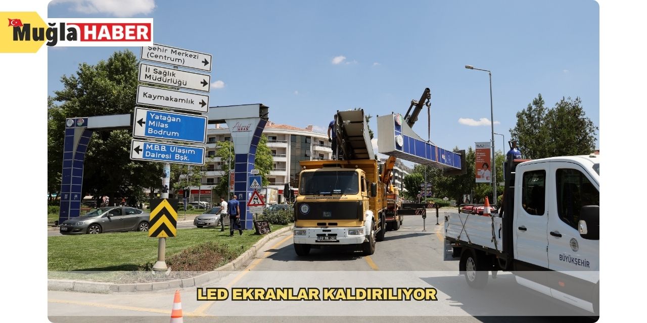 LED ekranlar kaldırılıyor