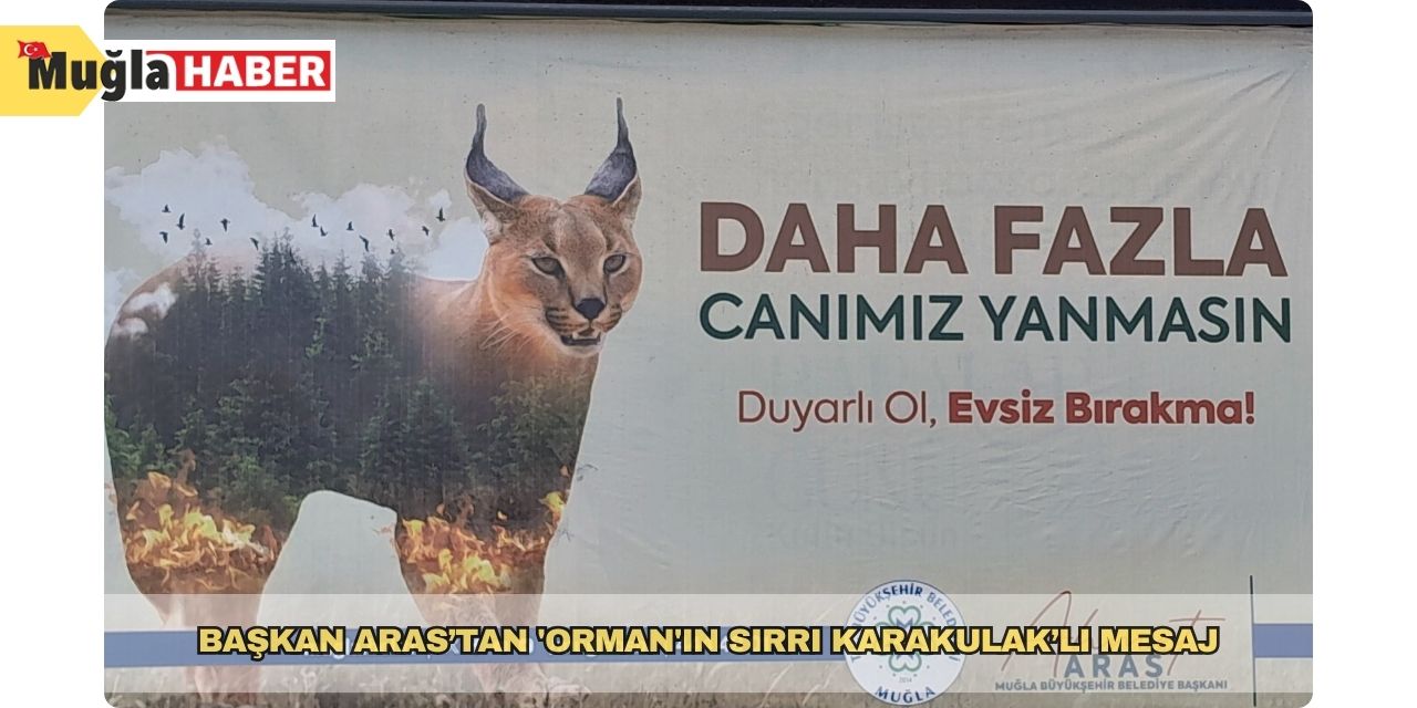 Başkan Aras’tan 'Orman'ın sırrı Karakulak’lı mesaj