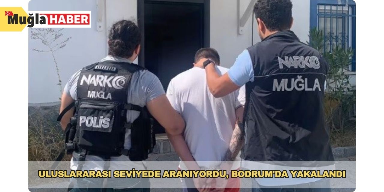 Uluslararası seviyede aranıyordu, Bodrum'da yakalandı