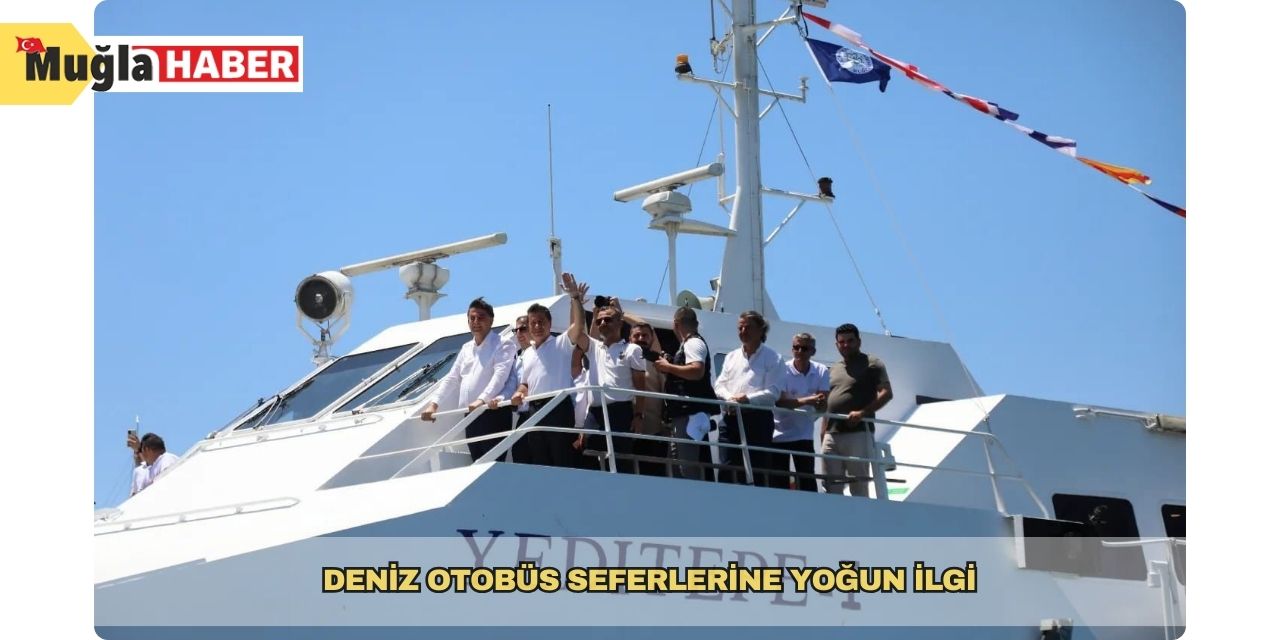 Deniz otobüs seferlerine yoğun ilgi