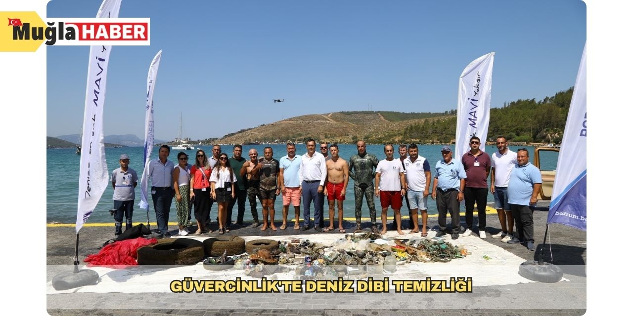 Güvercinlik'te deniz dibi temizliği