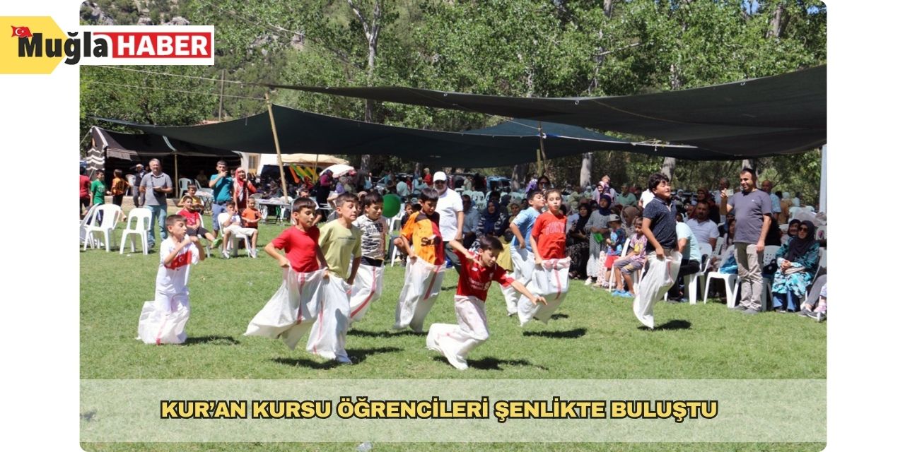 Kur’an Kursu öğrencileri şenlikte buluştu