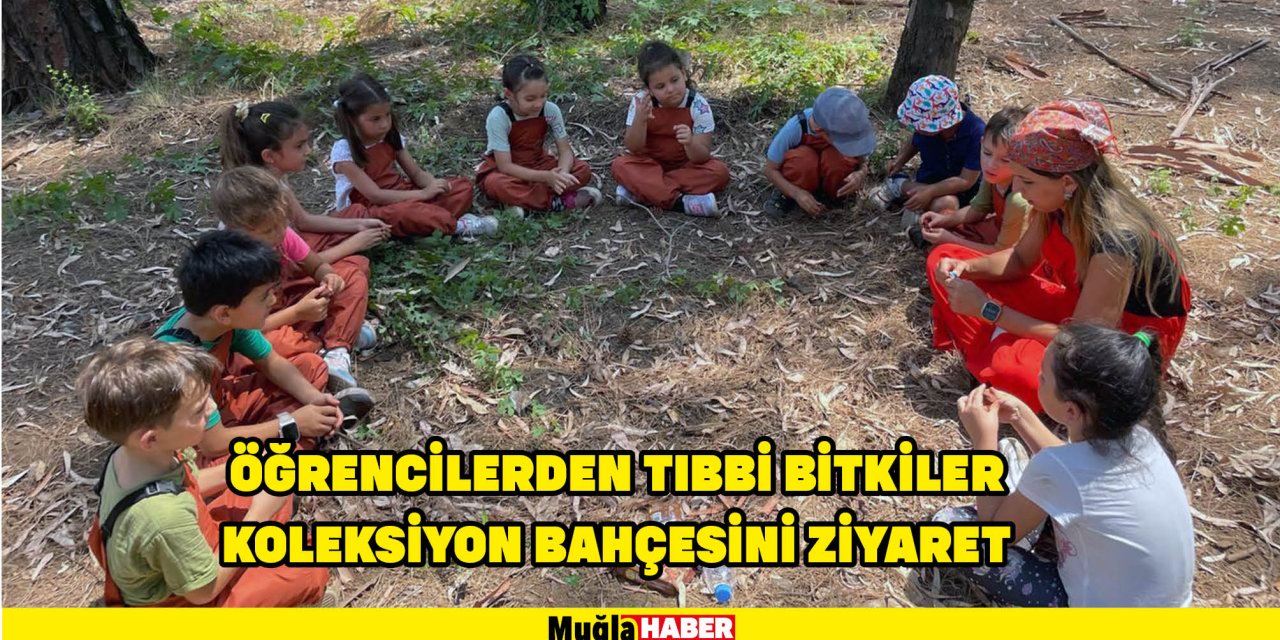 ÖĞRENCİLERDEN TIBBİ BİTKİLER KOLEKSİYON BAHÇESİNİ ZİYARET