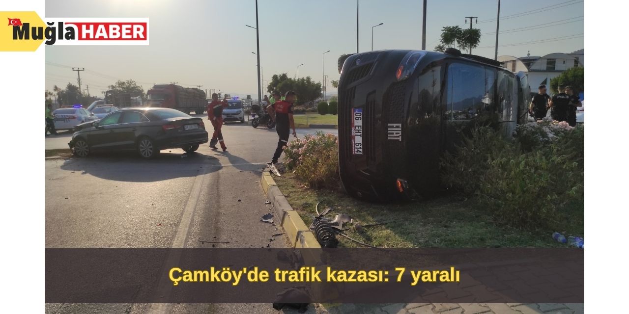 Çamköy'de trafik kazası: 7 yaralı