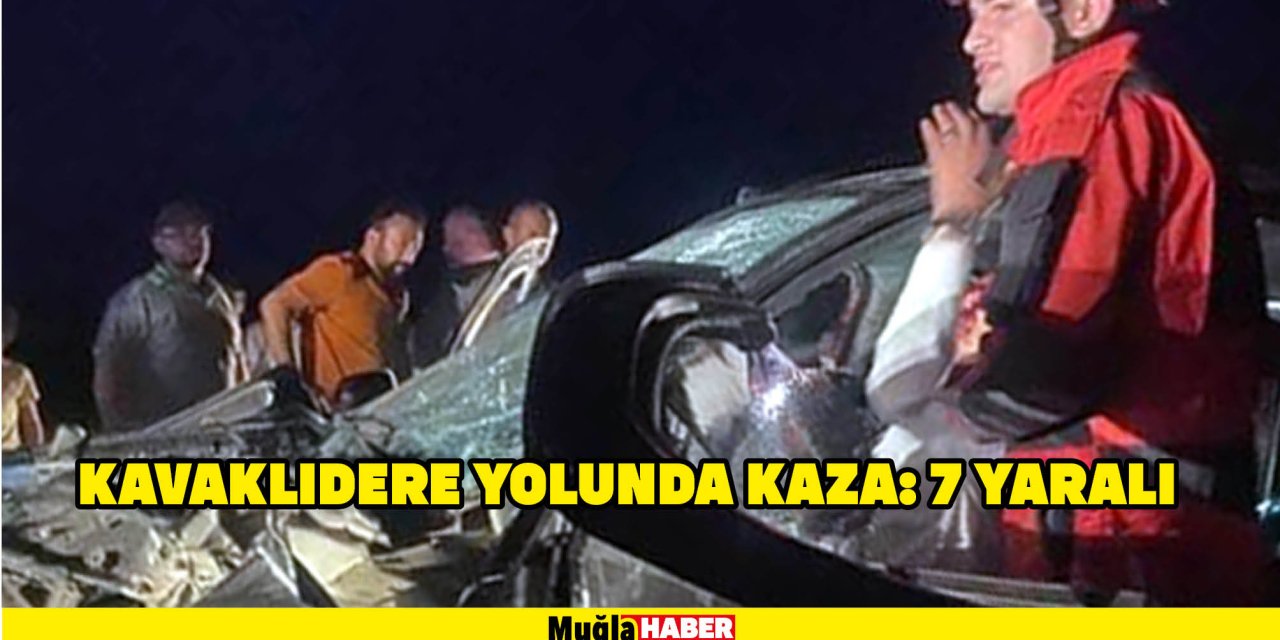 Kavaklıdere yolunda kaza: 7 yaralı