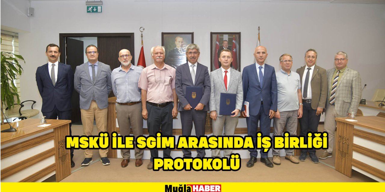 MSKÜ ile SGİM Arasında İş Birliği Protokolü