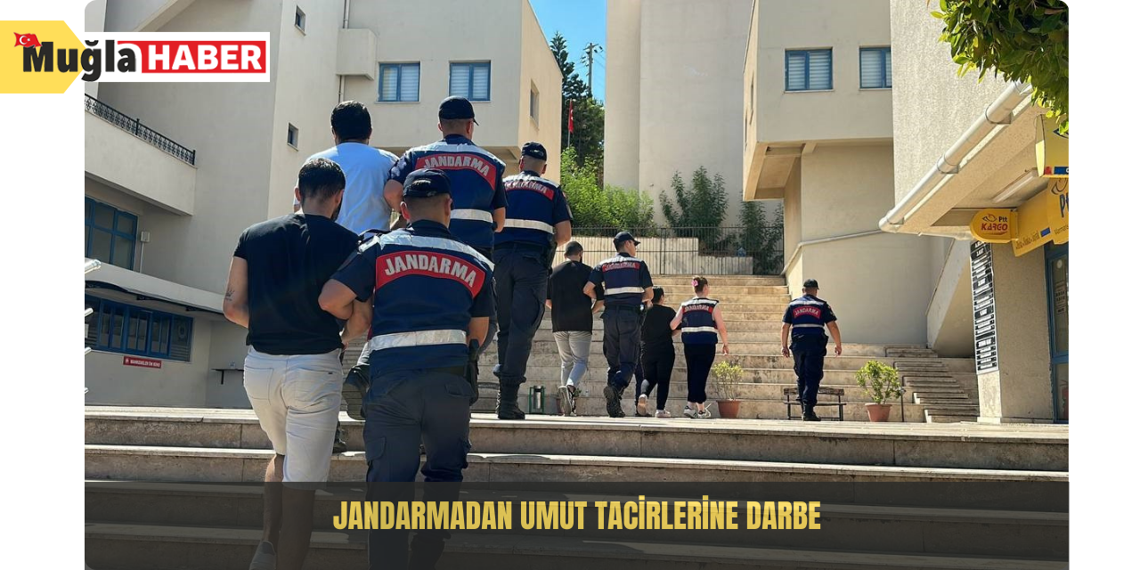 Jandarmadan umut tacirlerine darbe