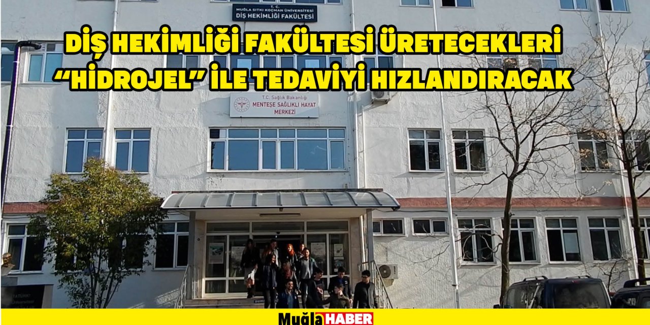 Diş Hekimliği Fakültesi üretecekleri “Hidrojel” ile tedaviyi hızlandıracak