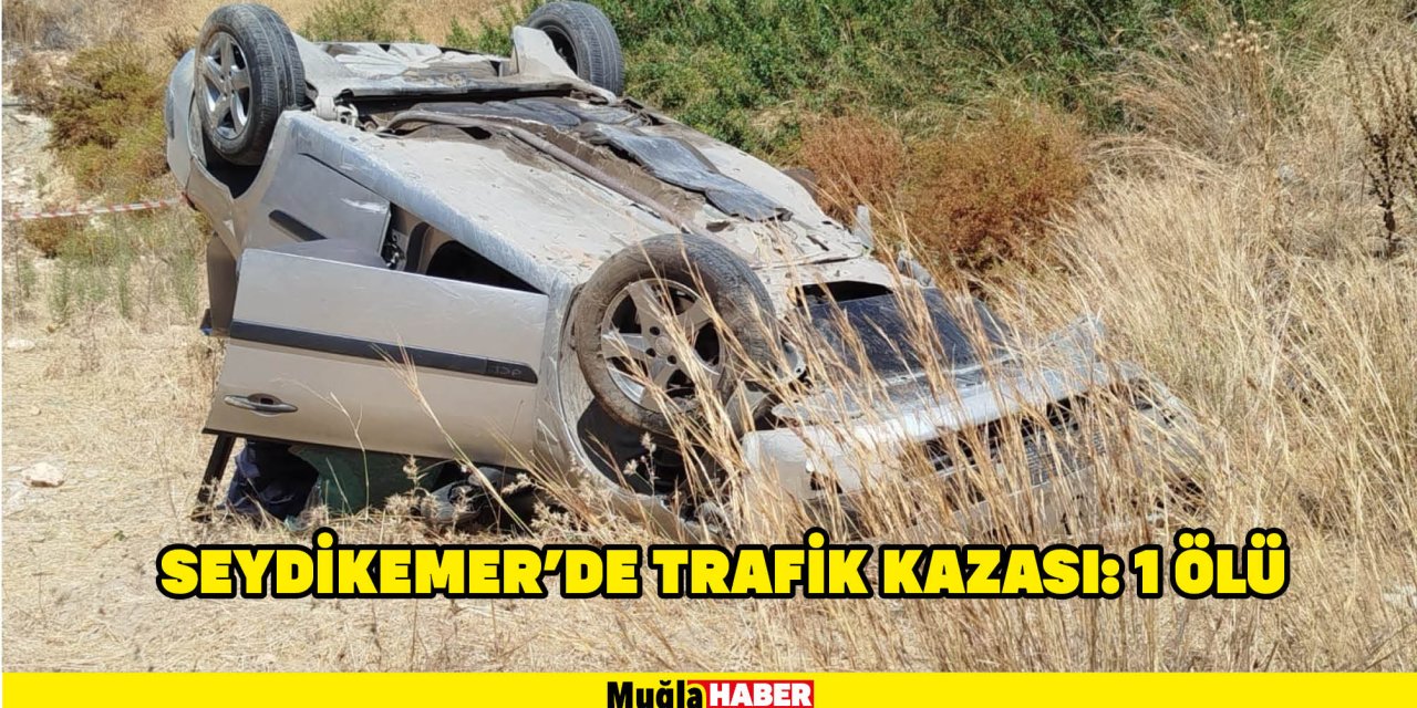 Seydikemer'de trafik kazası: 1 ölü