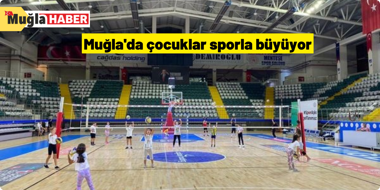 Muğla'da çocuklar sporla büyüyor