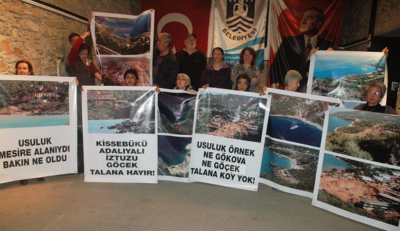 Bodrum’da, Göcek ihalesine tepkiler büyüyor