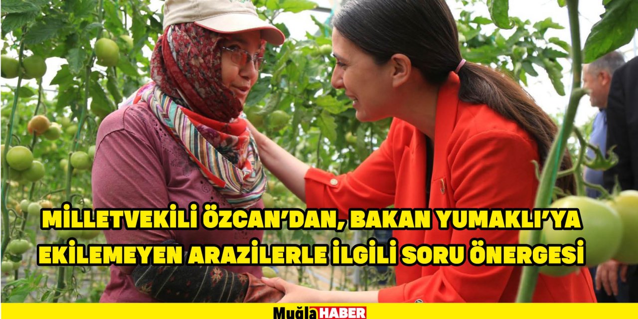 Milletvekili Özcan'dan, Bakan Yumaklı’ya ekilemeyen arazilerle ilgili soru önergesi