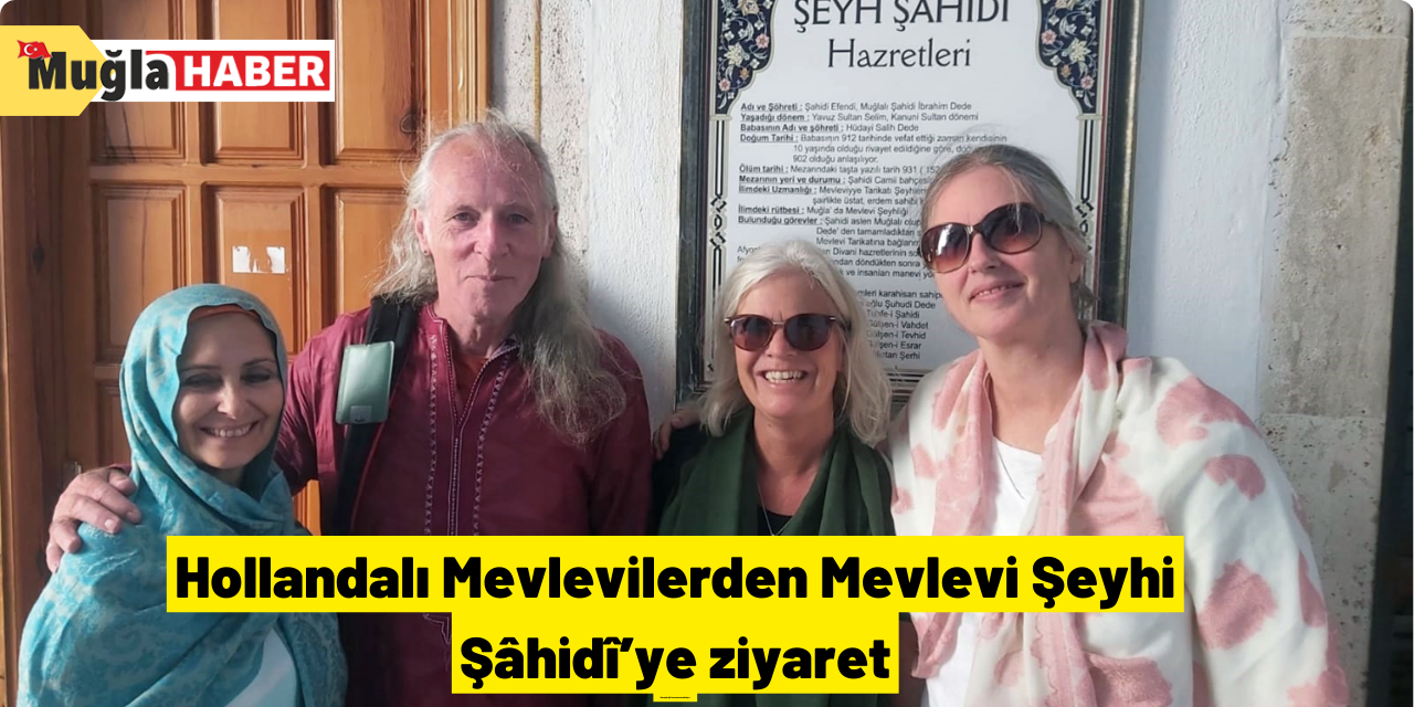 Hollandalı Mevlevilerden Mevlevi Şeyhi Şâhidî’ye ziyaret