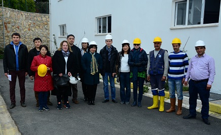 Kırgızlar Bodrum’daki tesisleri inceledi