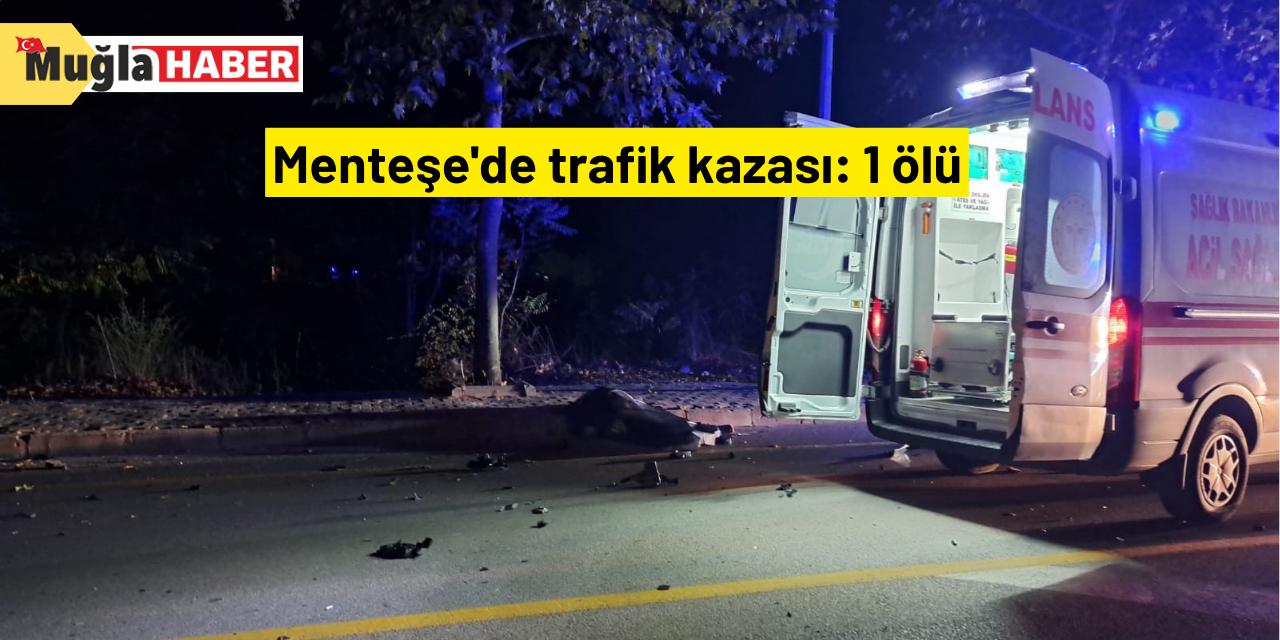 Menteşe'de trafik kazası: 1 ölü