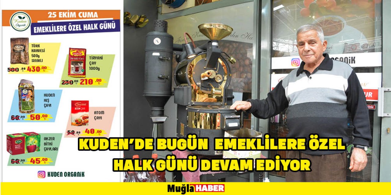 KUDEN’DE BUGÜN  EMEKLİLERE ÖZEL HALK GÜNÜ DEVAM EDİYOR