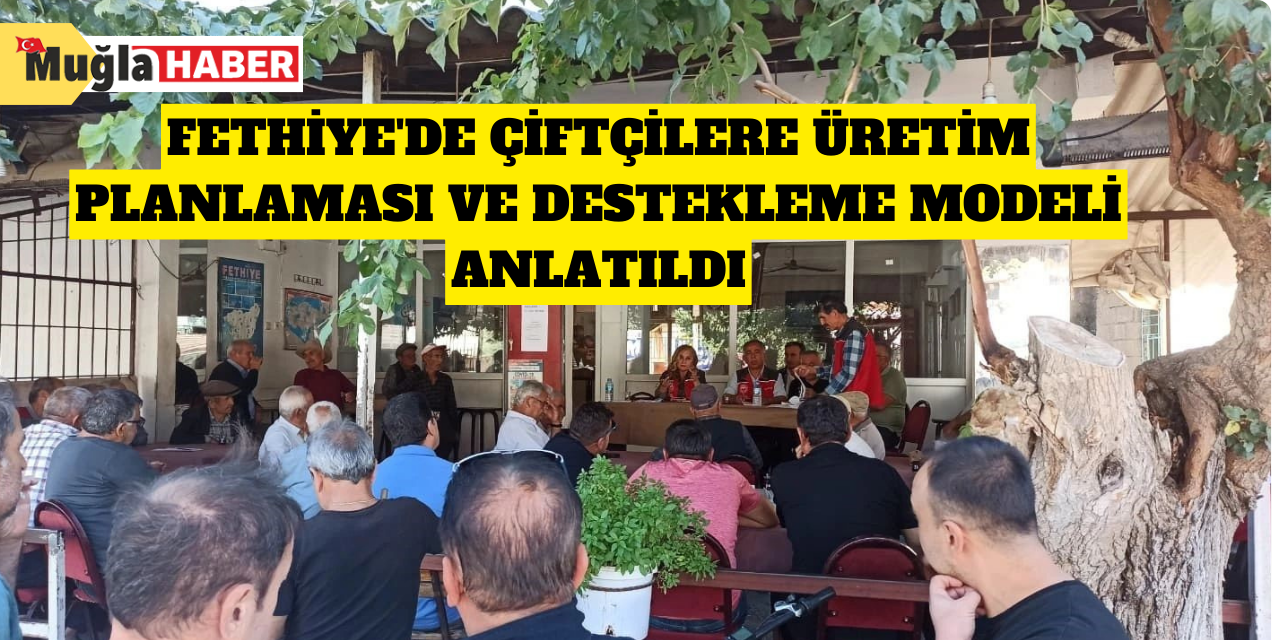 Fethiye'de çiftçilere üretim planlaması ve destekleme modeli anlatıldı