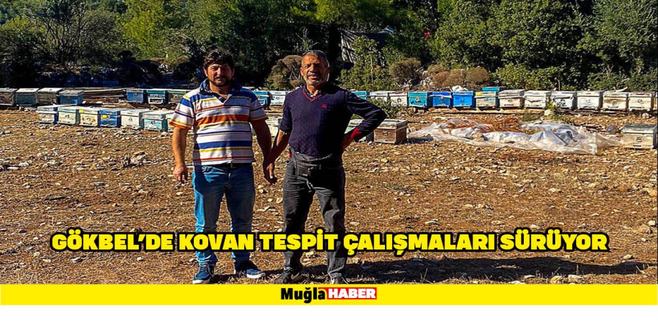 GÖKBEL'DE KOVAN TESPİT ÇALIŞMALARI SÜRÜYOR