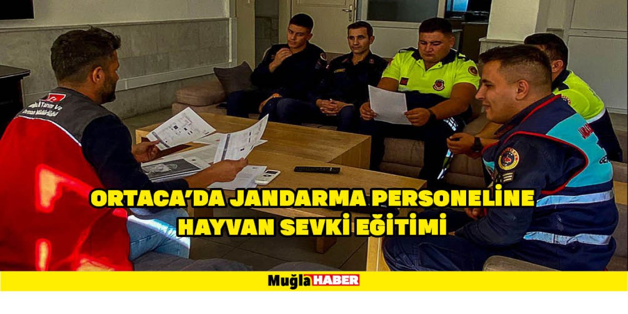 ORTACA’DA JANDARMA PERSONELİNE HAYVAN SEVKİ EĞİTİMİ