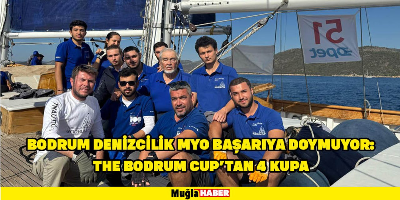 Bodrum Denizcilik MYO Başarıya Doymuyor: The Bodrum Cup’tan 4 Kupa