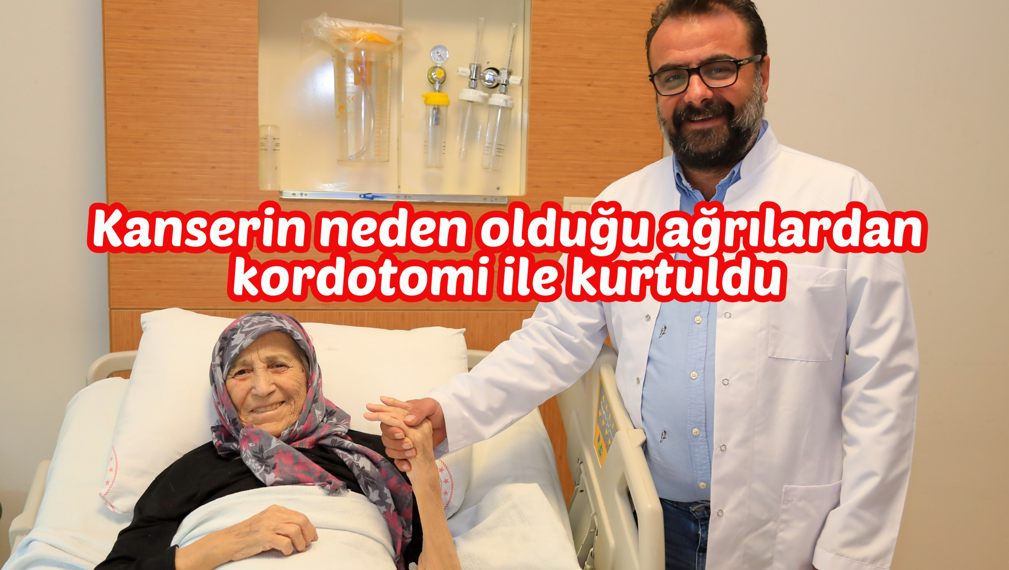 Kanserin neden olduğu ağrılardan kordotomi ile kurtuldu