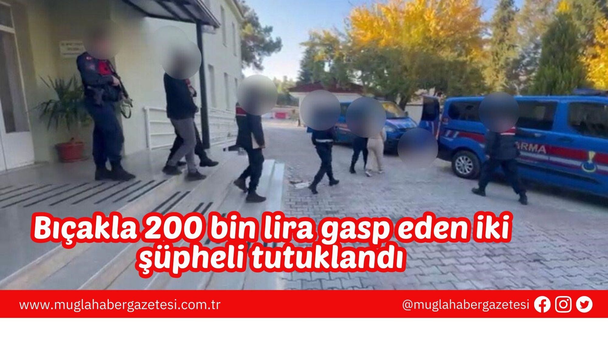 Bıçakla 200 bin lira gasp eden iki şüpheli tutuklandı