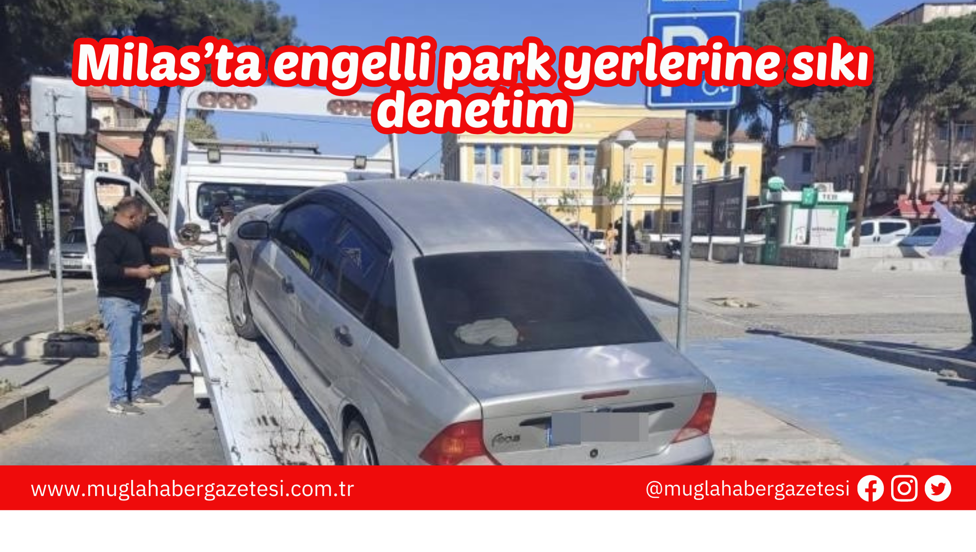 Milas’ta engelli park yerlerine sıkı denetim