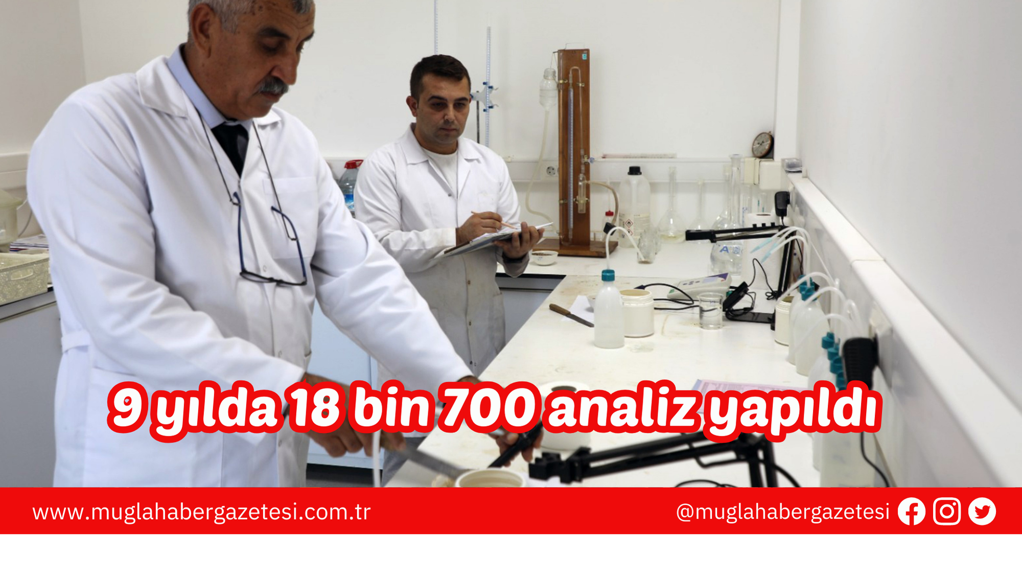 9 yılda 18 bin 700 analiz yapıldı