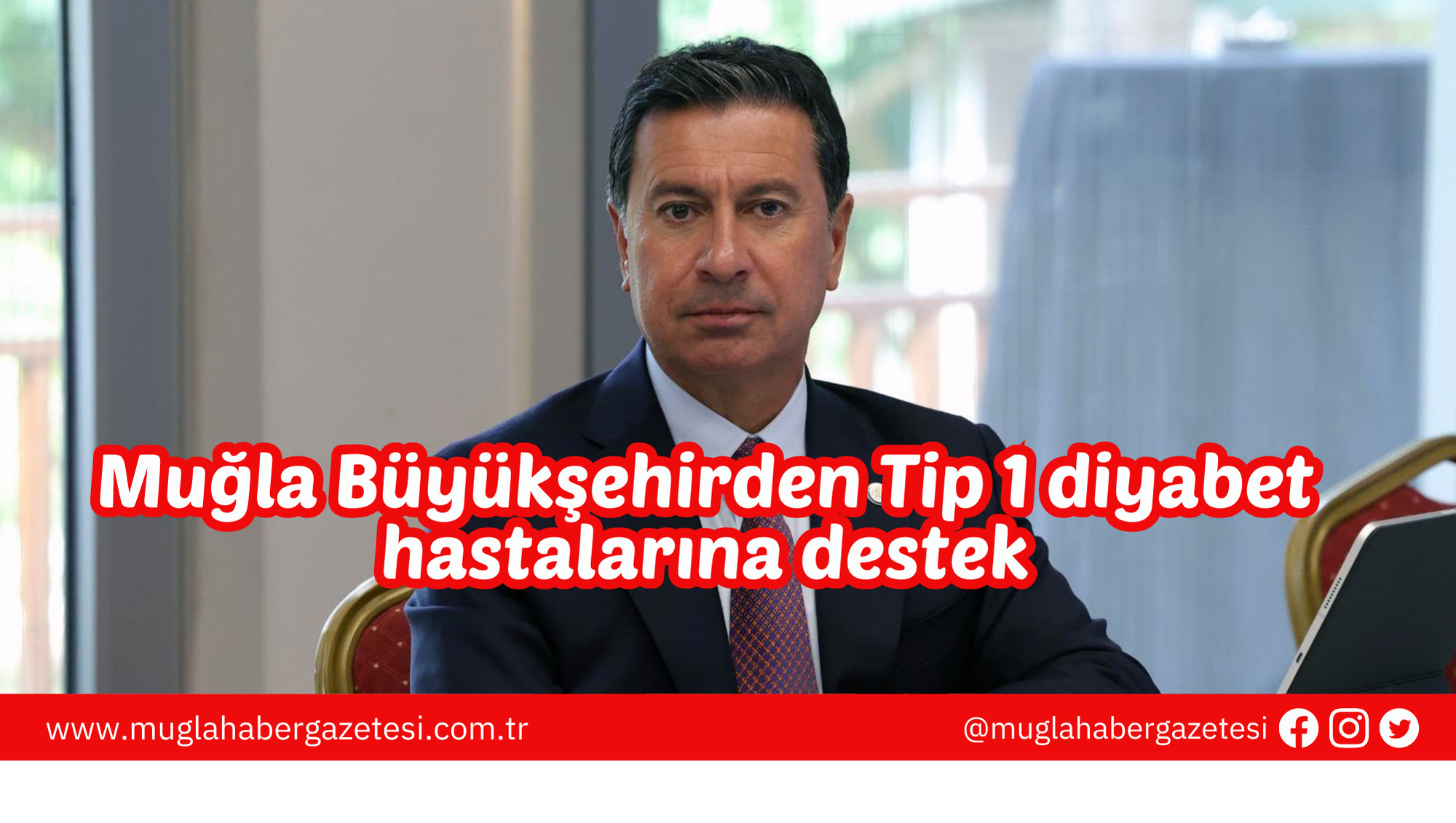 Muğla Büyükşehirden Tip 1 diyabet hastalarına destek