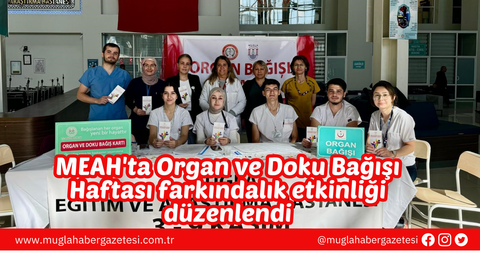 MEAH'ta Organ ve Doku Bağışı Haftası farkındalık etkinliği düzenlendi