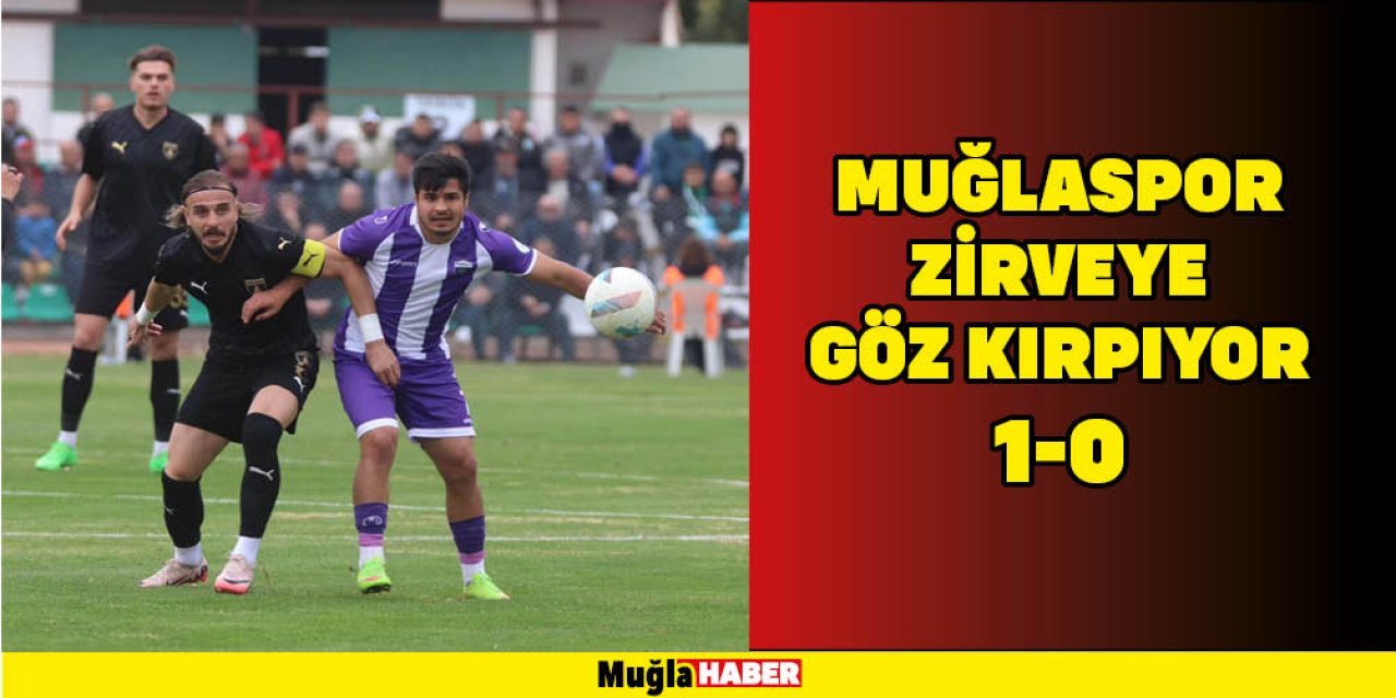 Muğlaspor Zirveye Göz Kırpıyor 1-0