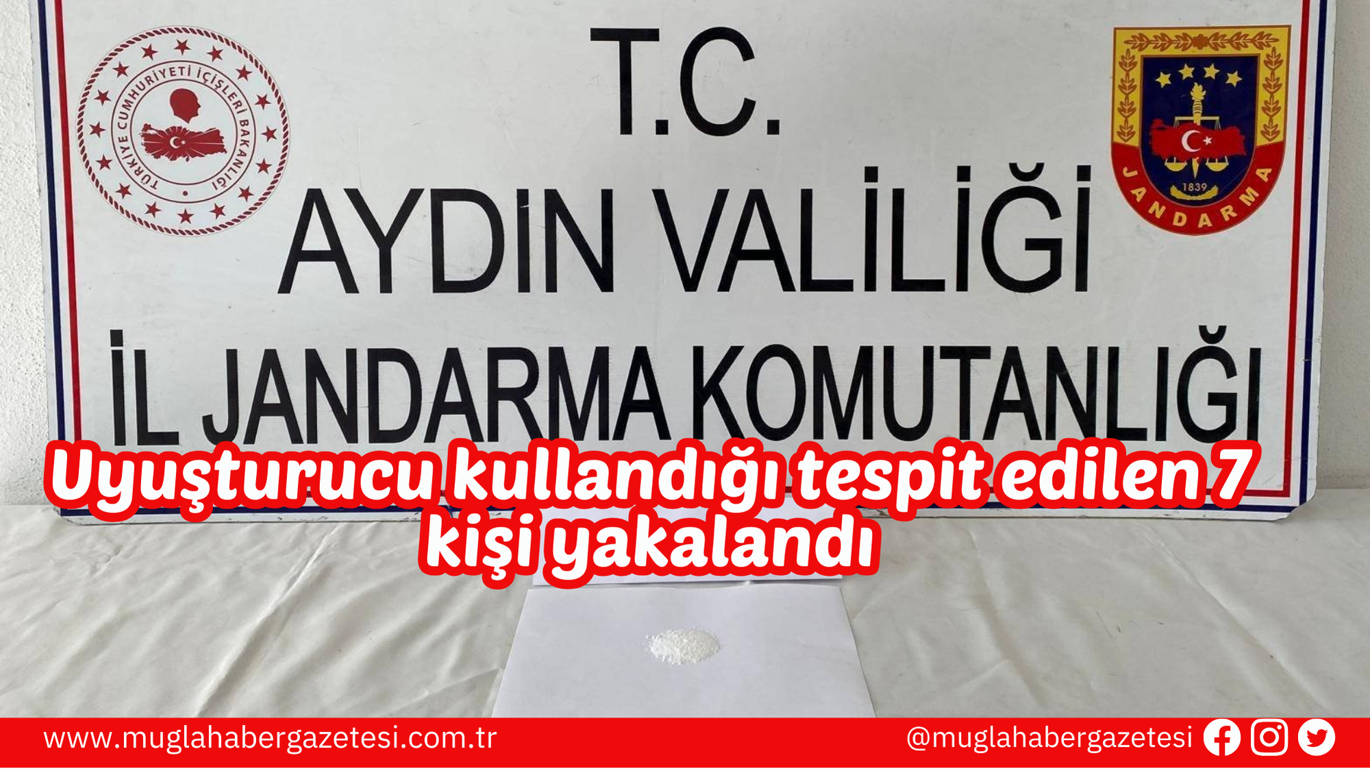 Uyuşturucu kullandığı tespit edilen 7 kişi yakalandı