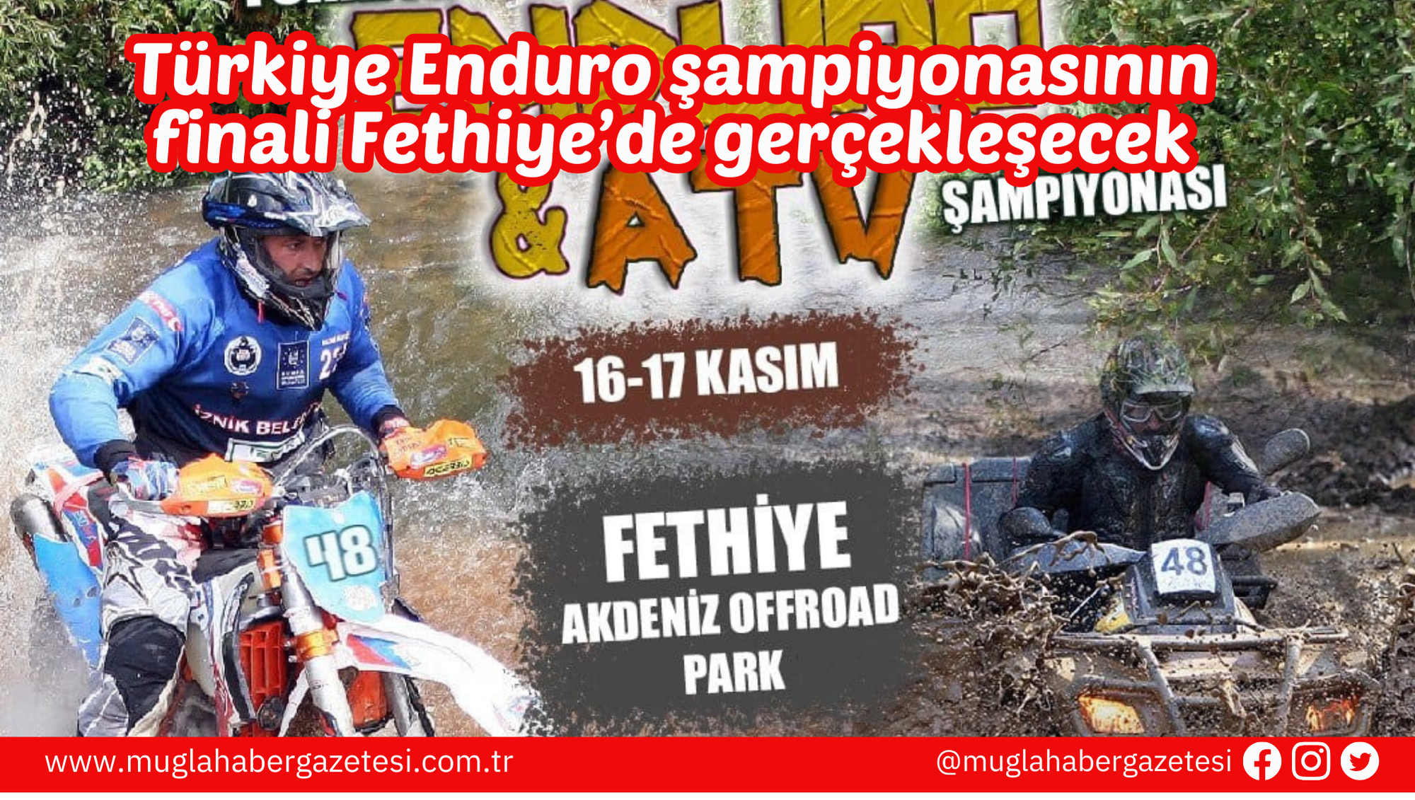 Türkiye Enduro şampiyonasının finali Fethiye’de gerçekleşecek