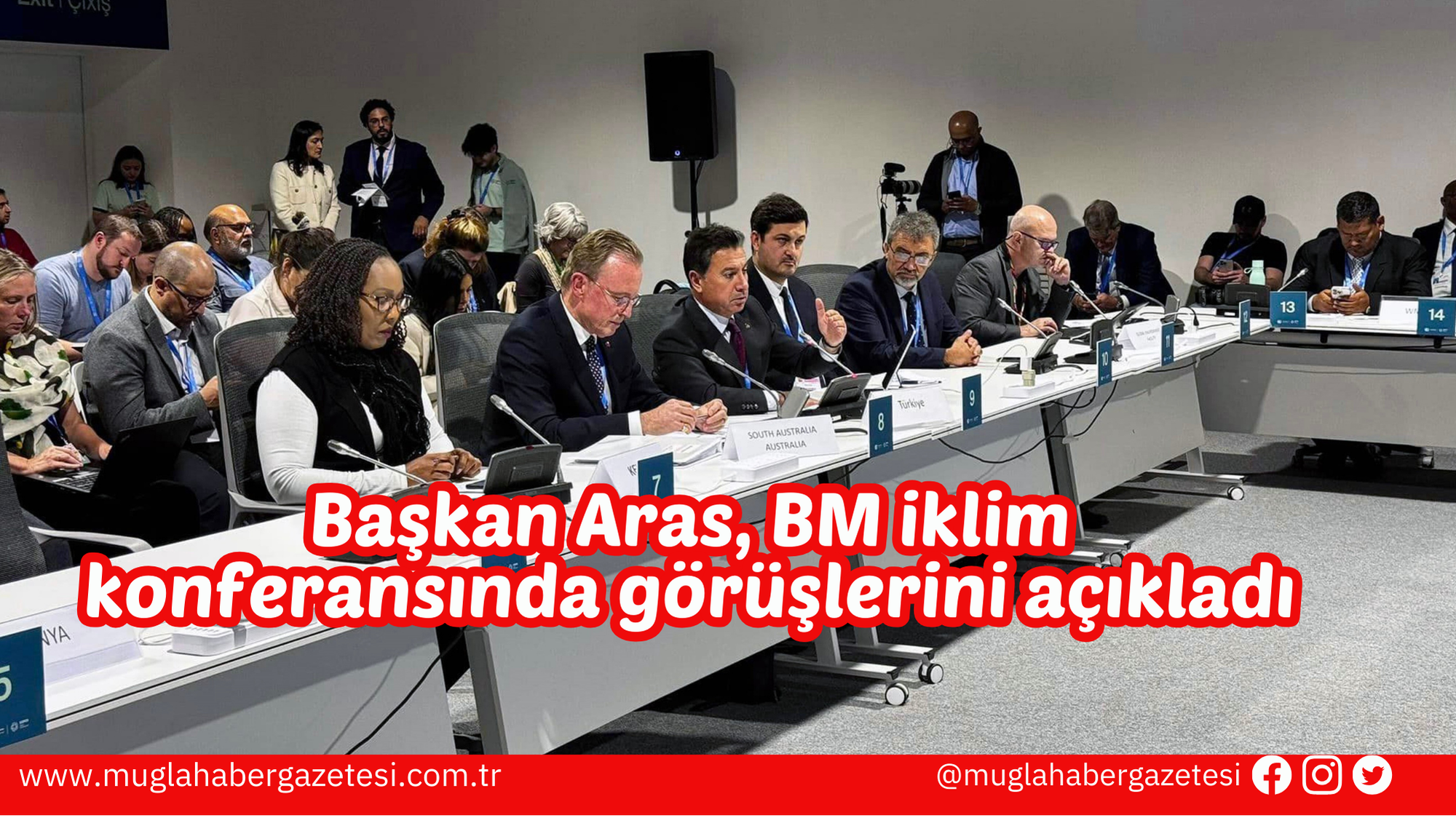 Başkan Aras, BM iklim konferansında görüşlerini açıkladı