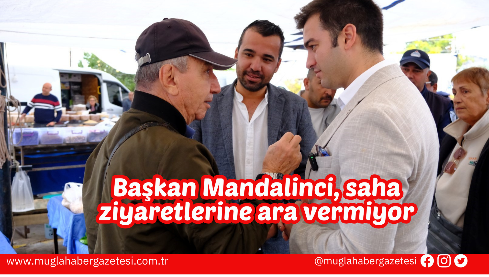 Başkan Mandalinci, saha ziyaretlerine ara vermiyor