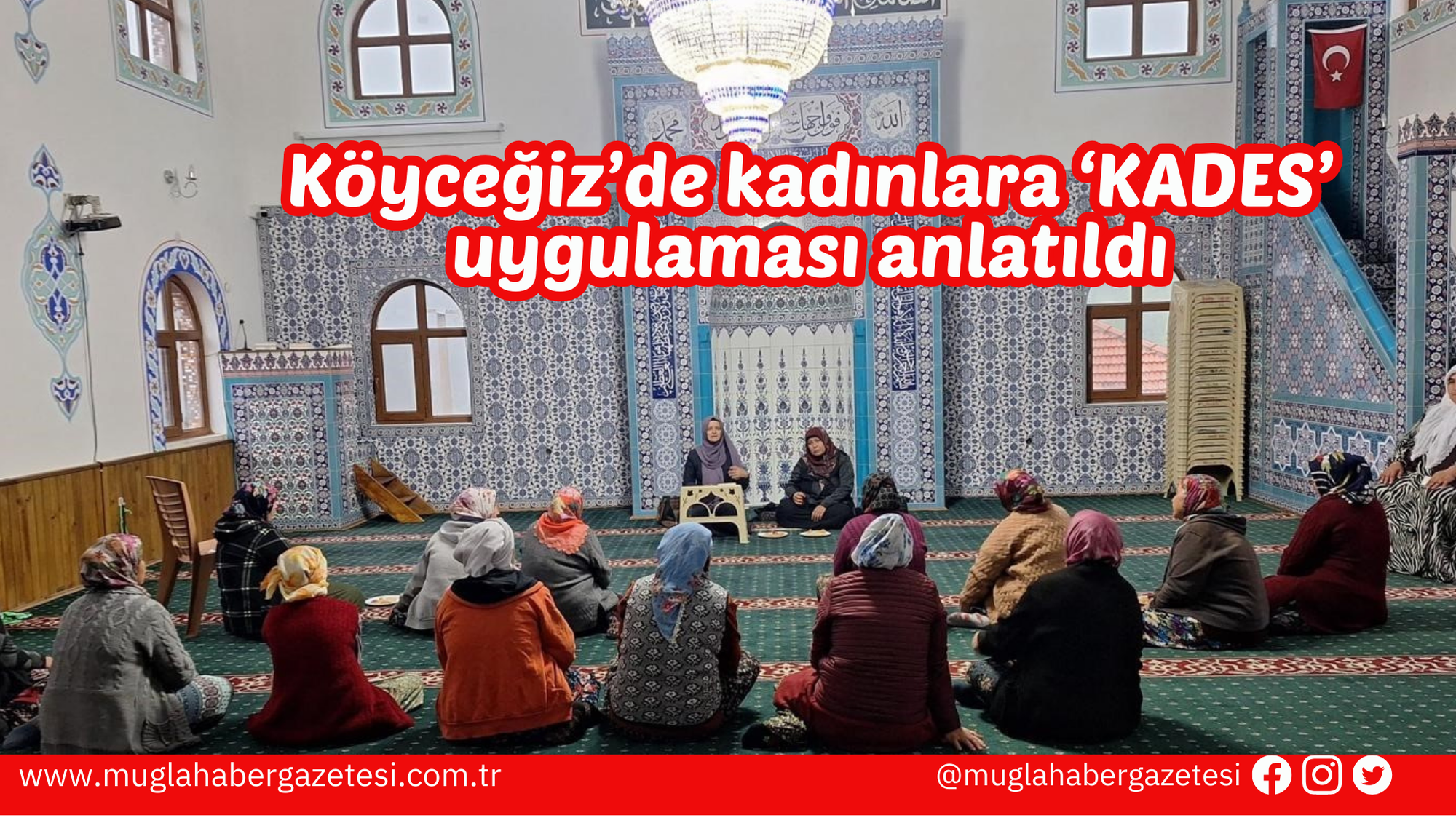 Köyceğiz’de kadınlara ‘KADES’ uygulaması anlatıldı