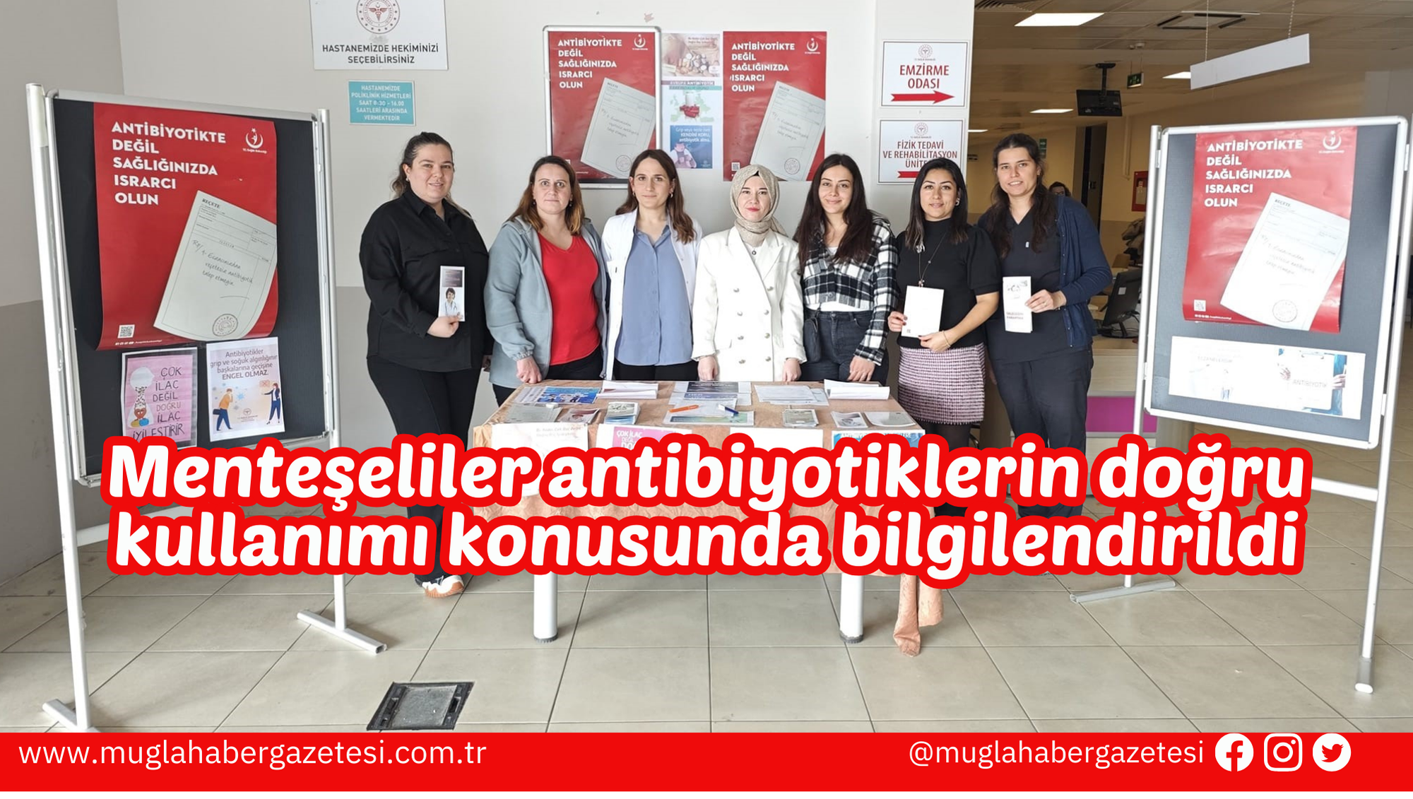 Menteşeliler antibiyotiklerin doğru kullanımı konusunda bilgilendirildi