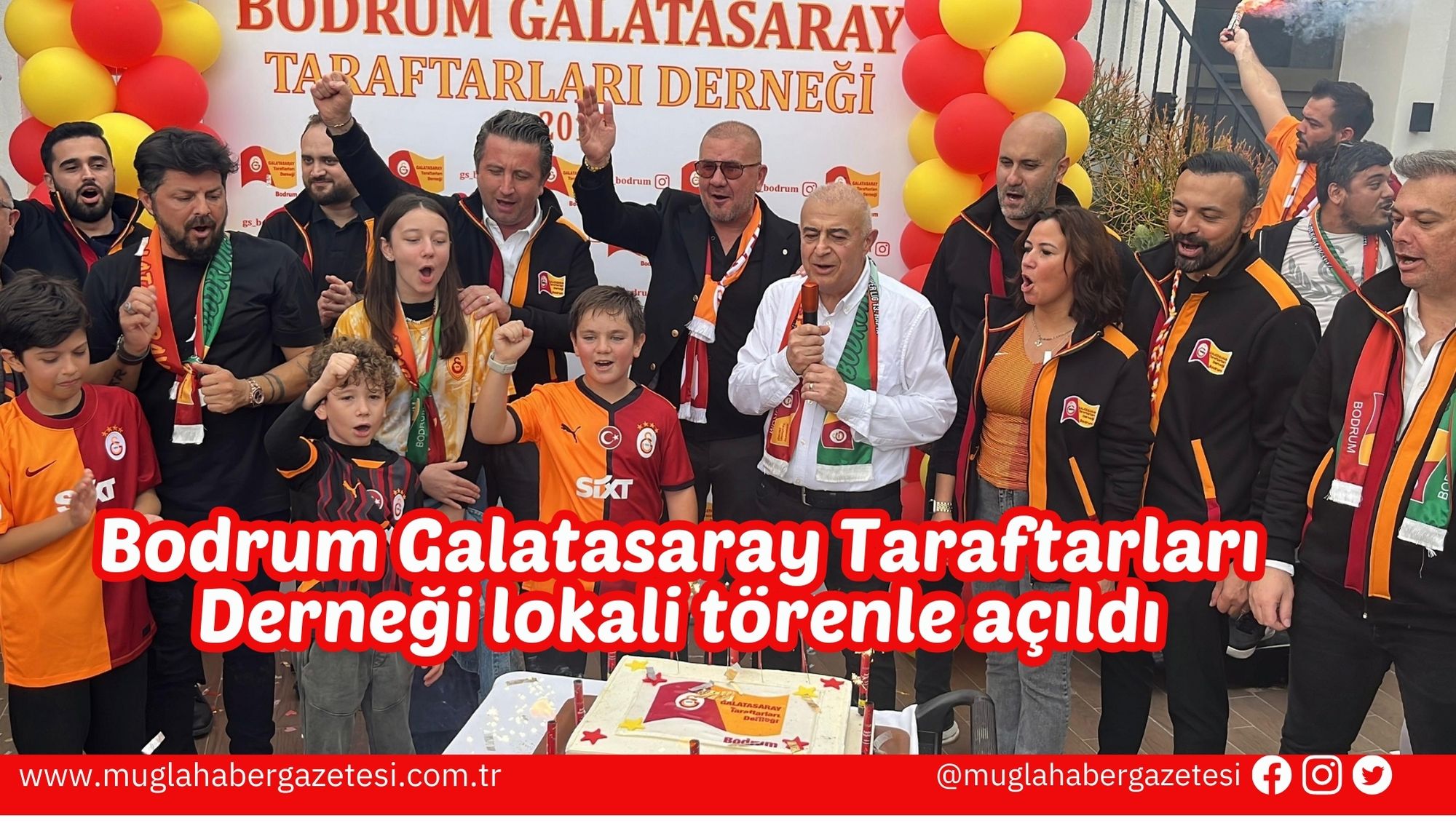 Bodrum Galatasaray Taraftarları Derneği lokali törenle açıldı