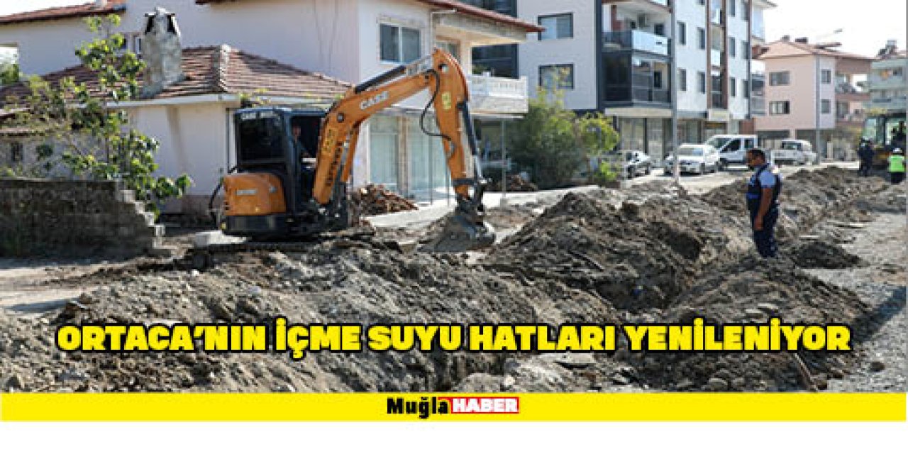 ORTACA’NIN İÇME SUYU HATLARI YENİLENİYOR