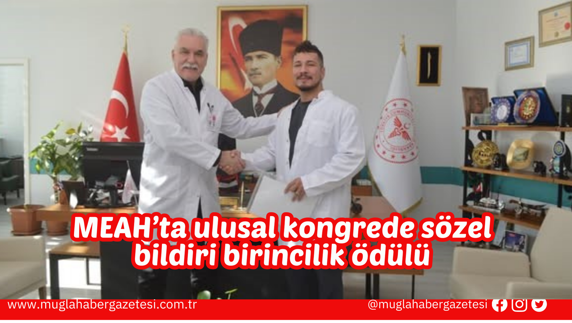 MEAH’ta ulusal kongrede sözel bildiri birincilik ödülü