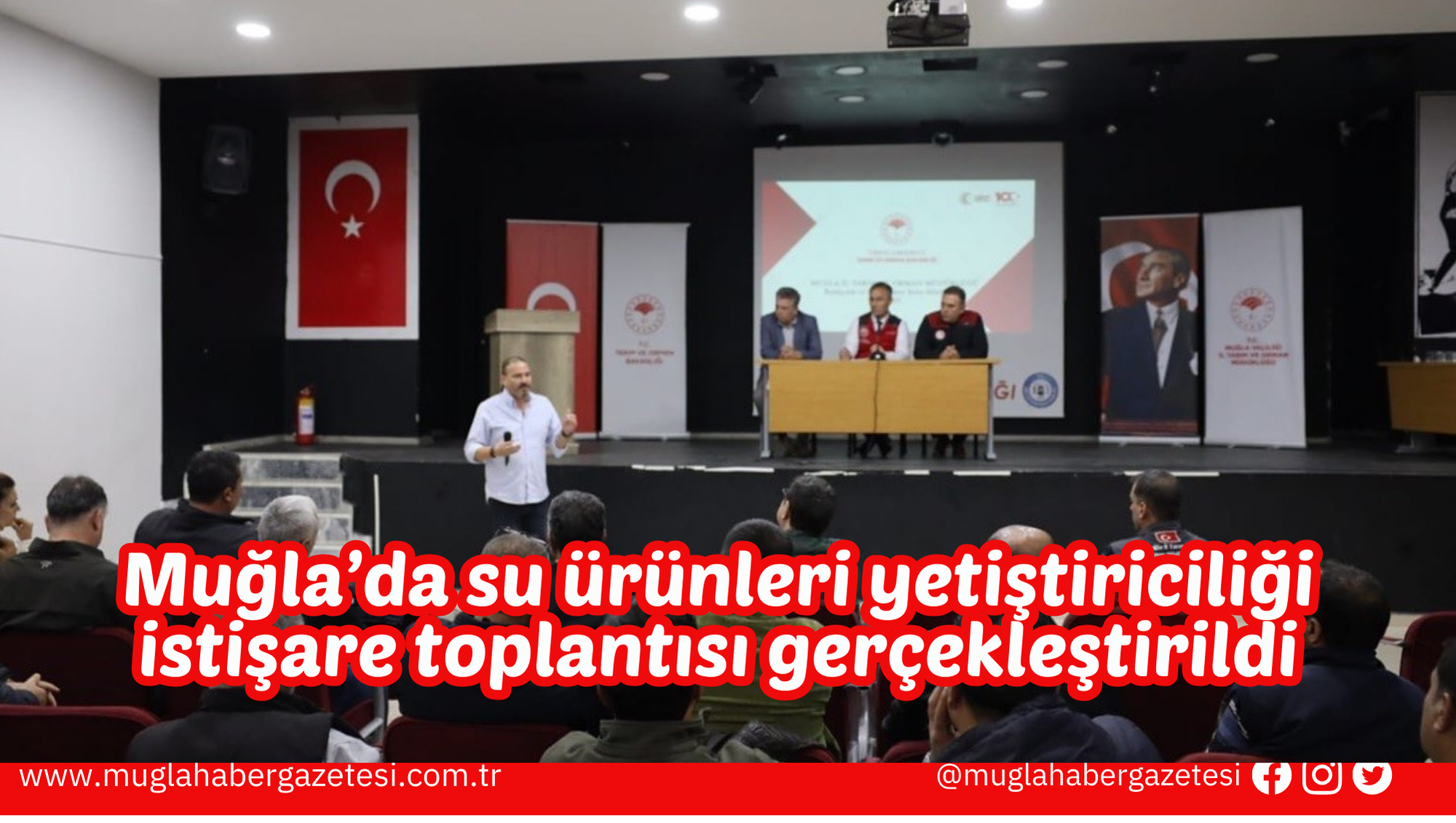 Muğla’da su ürünleri yetiştiriciliği istişare toplantısı gerçekleştirildi