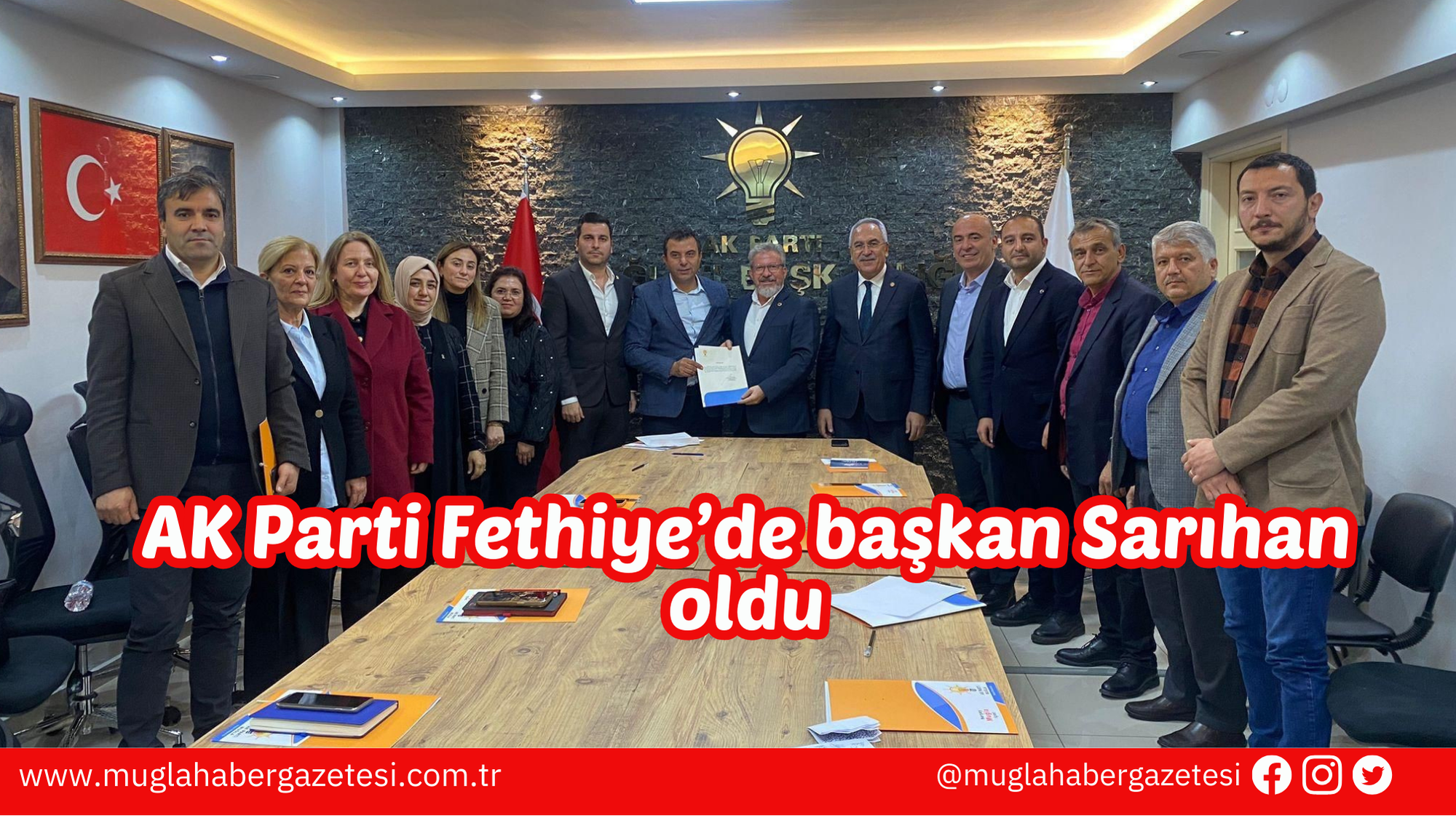 AK Parti Fethiye’de başkan Sarıhan oldu