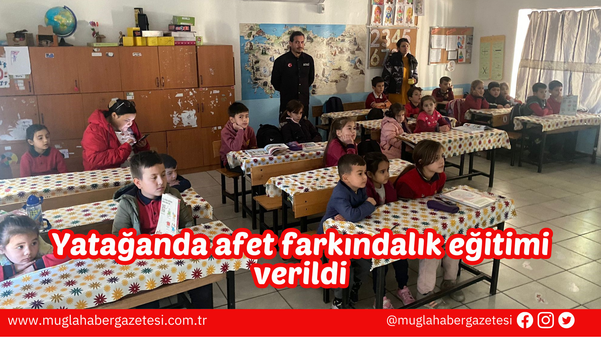 Yatağanda afet farkındalık eğitimi verildi