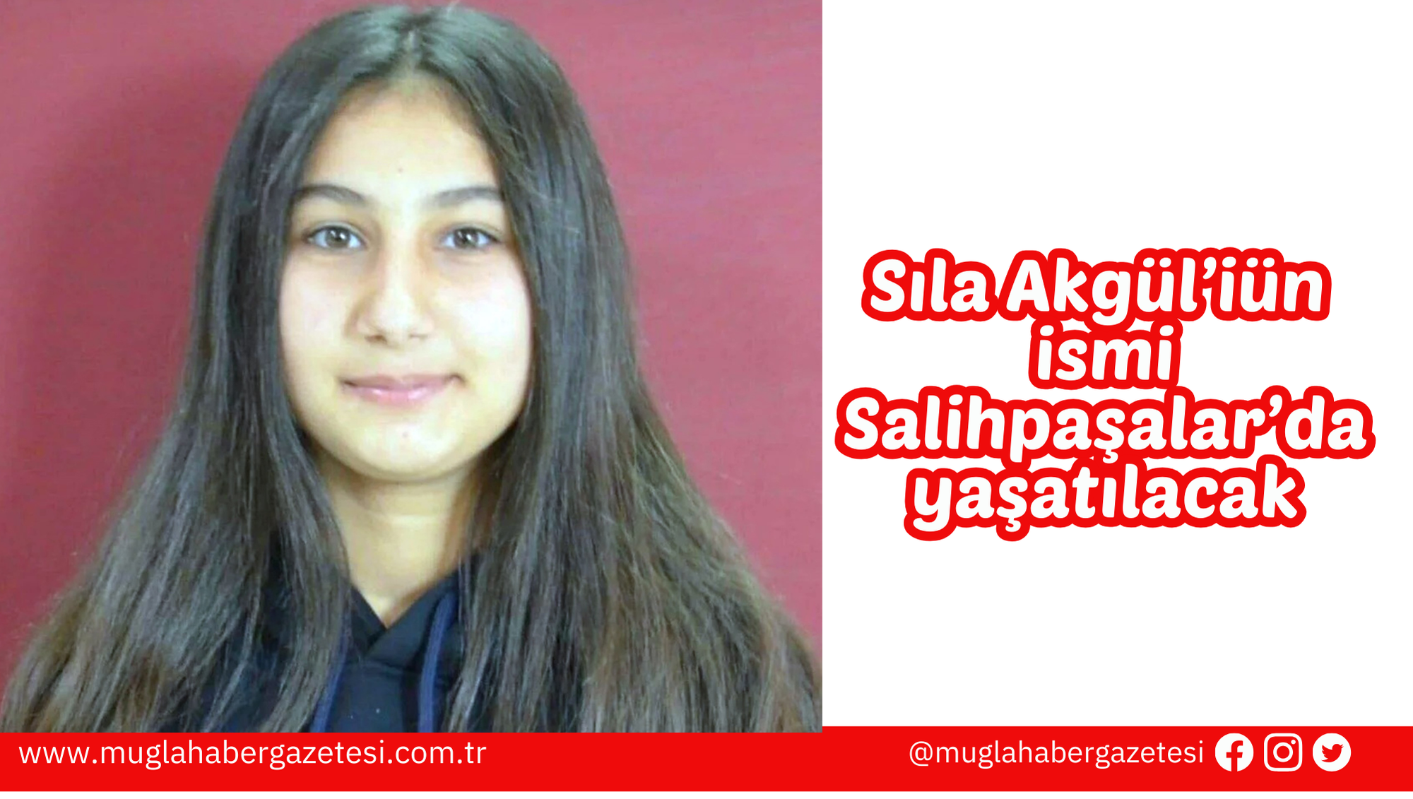 Sıla Akgül’iün ismi Salihpaşalar’da yaşatılacak