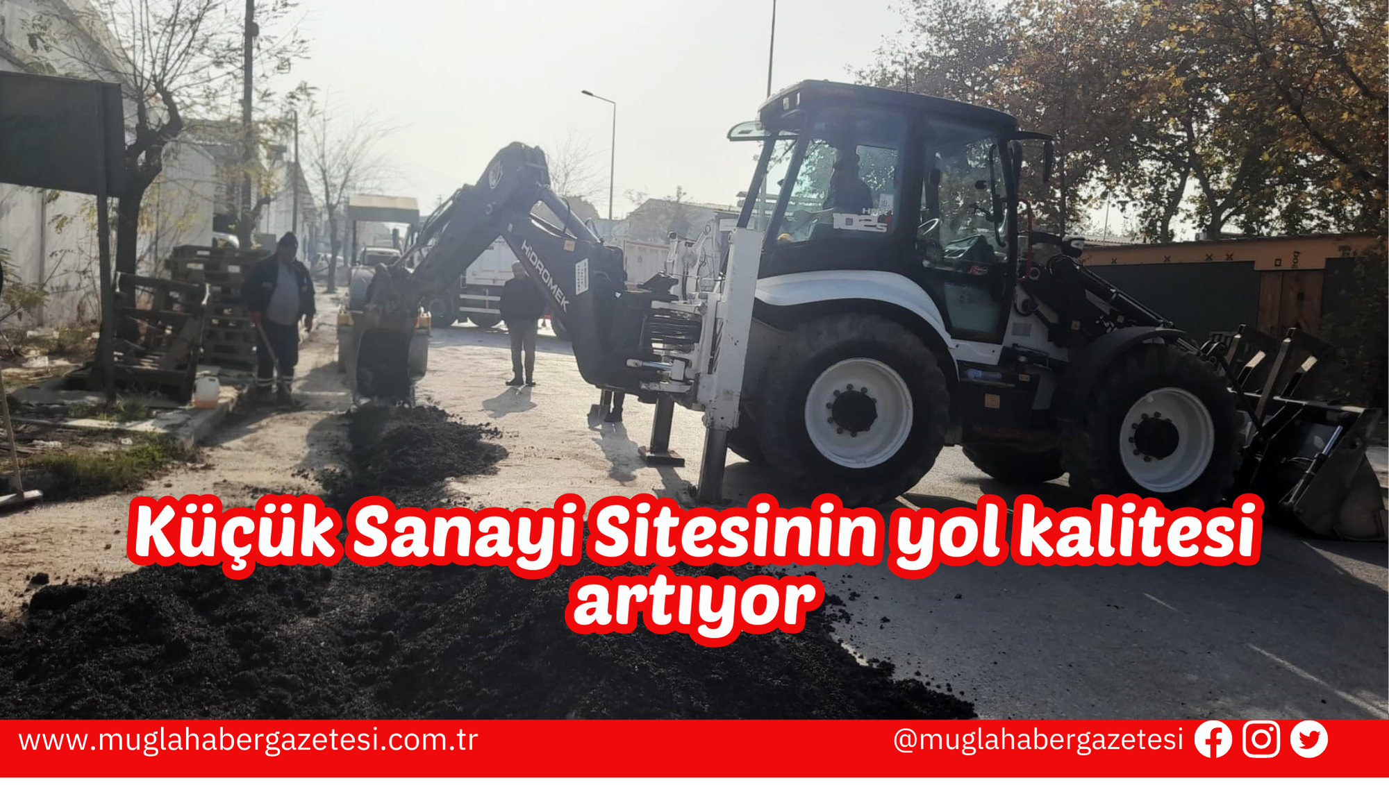 Küçük Sanayi Sitesinin yol kalitesi artıyor