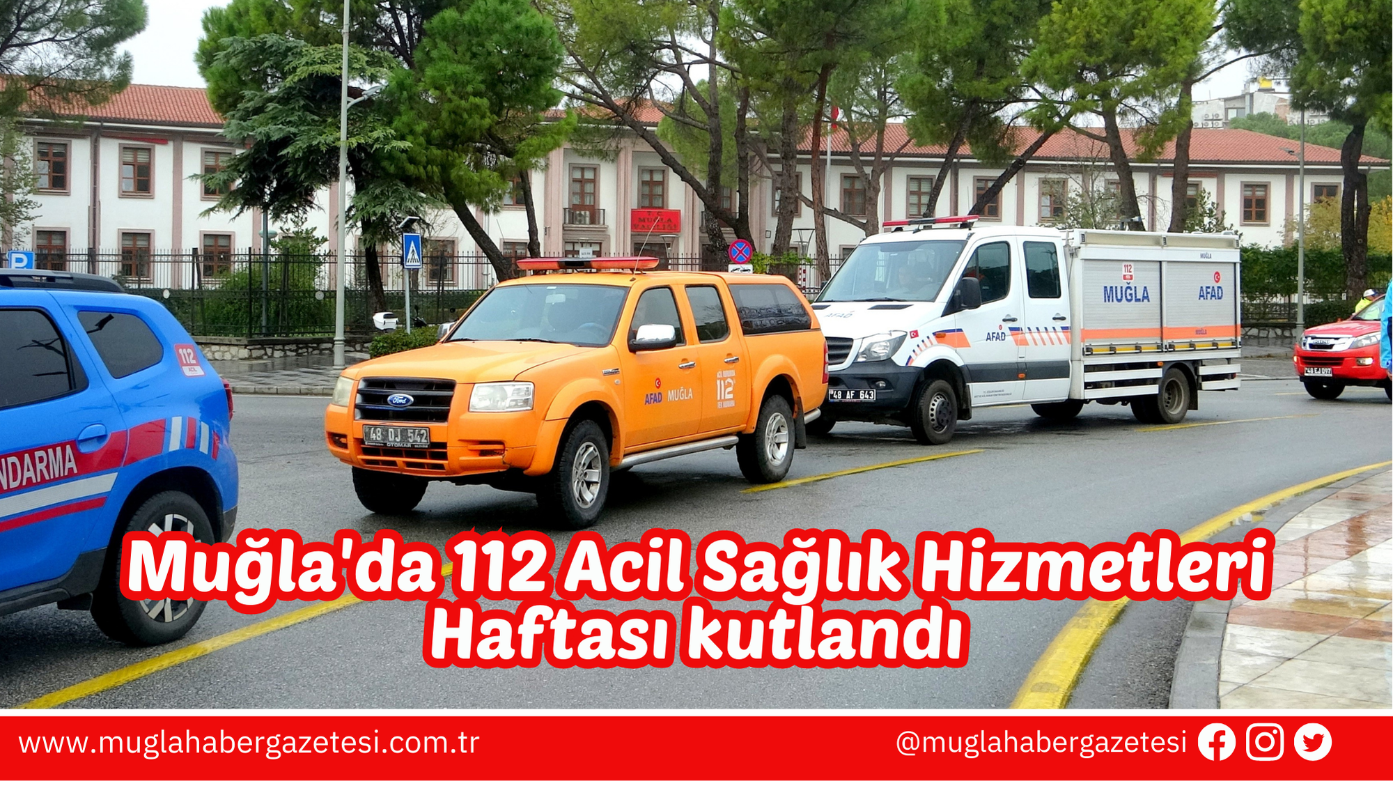 Muğla'da 112 Acil Sağlık Hizmetleri Haftası kutlandı