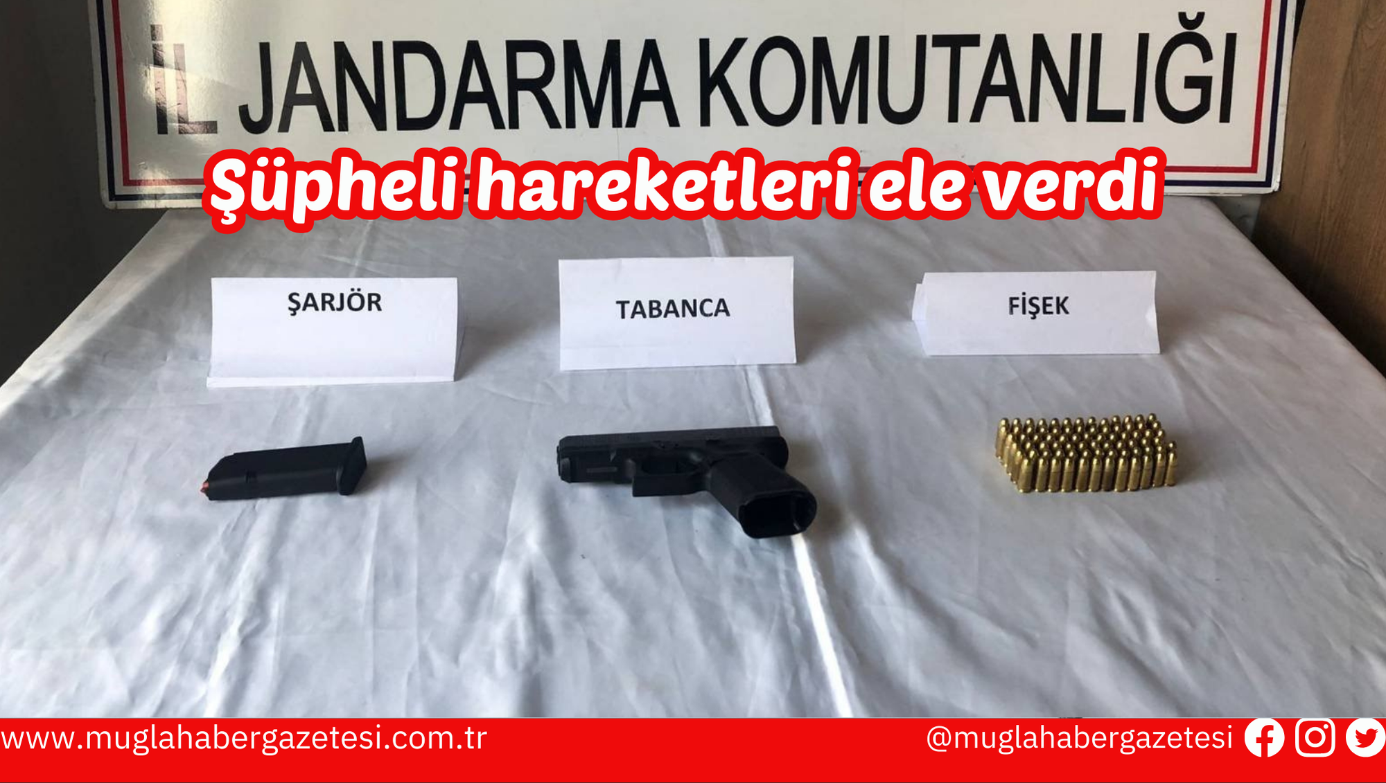 Şüpheli hareketleri ele verdi