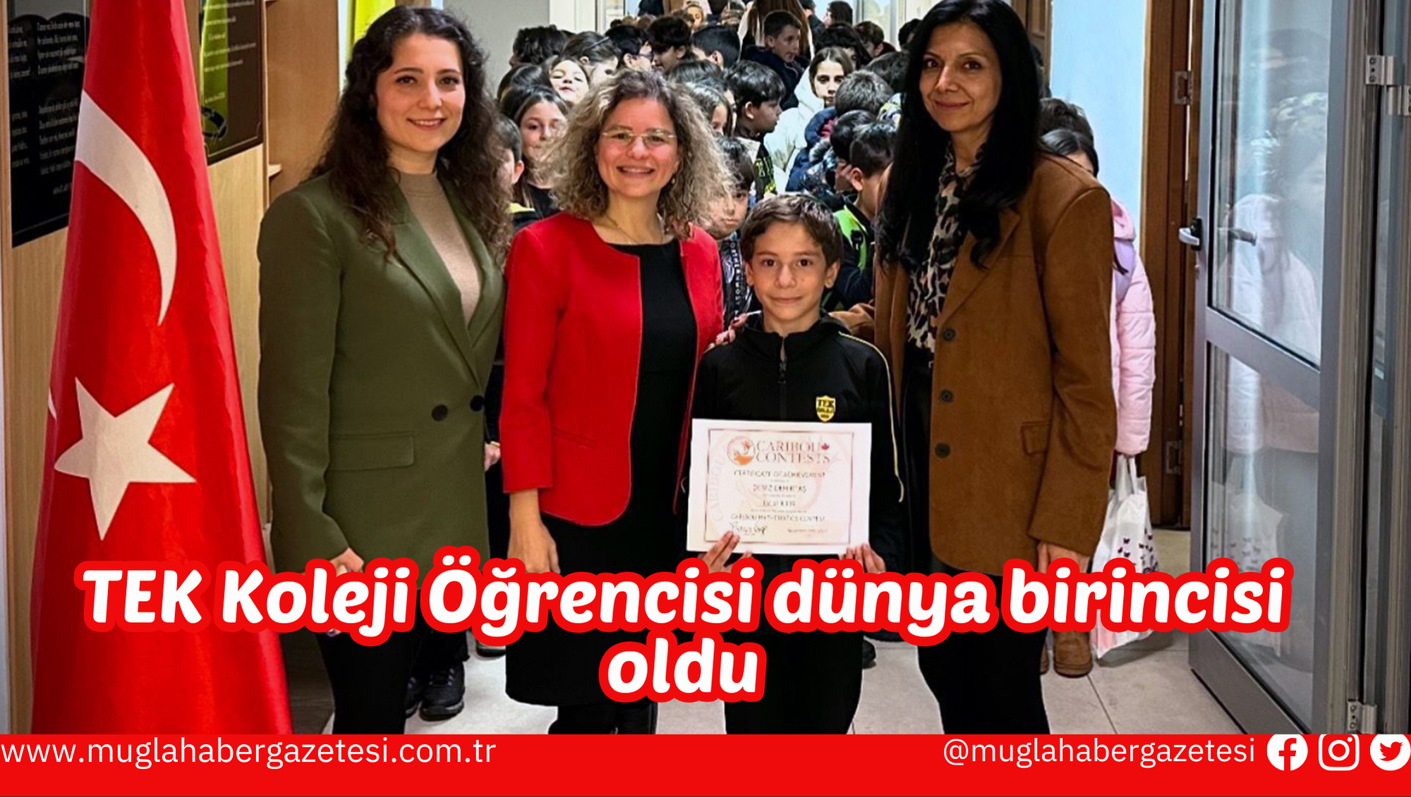 TEK Koleji Öğrencisi dünya birincisi oldu